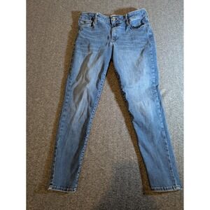 Gap Jeans Women's 1969 True Skinny  31R Blue Mid Rise Medium Wash Sz 12